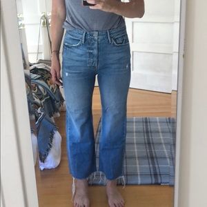 Grlfrnd “Bobbi” Cropped Jean Size 28